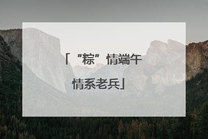 “粽”情端午 情系老兵