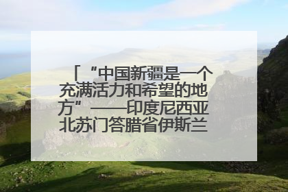 “中国新疆是一个充满活力和希望的地方”——印度尼西亚北苏门答腊省伊斯兰教代表团参访新疆
