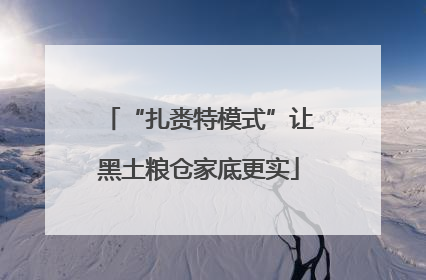“扎赉特模式”让黑土粮仓家底更实