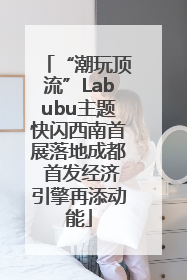 “潮玩顶流”Labubu主题快闪西南首展落地成都 首发经济引擎再添动能