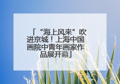 “海上风来”吹进京城！上海中国画院中青年画家作品展开幕