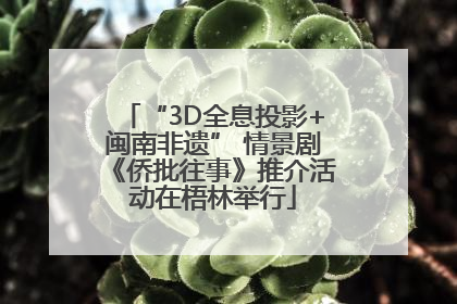 “3D全息投影+闽南非遗” 情景剧《侨批往事》推介活动在梧林举行