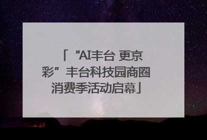 “AI丰台 更京彩”丰台科技园商圈消费季活动启幕