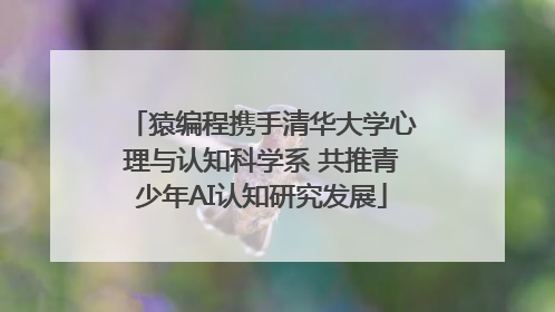 猿编程携手清华大学心理与认知科学系 共推青少年AI认知研究发展