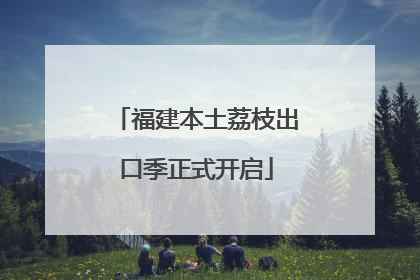 福建本土荔枝出口季正式开启
