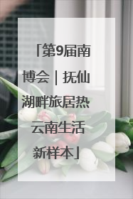 第9届南博会｜抚仙湖畔旅居热 云南生活新样本