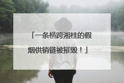 一条横跨湘桂的假烟供销链被摧毁！