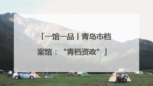 一馆一品丨青岛市档案馆：“青档资政”
