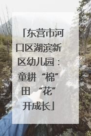 东营市河口区湖滨新区幼儿园：童耕“棉”田 “花”开成长