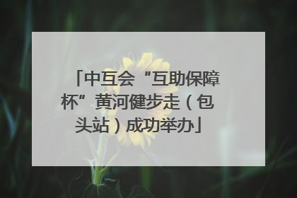 中互会“互助保障杯”黄河健步走（包头站）成功举办
