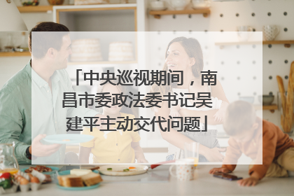 中央巡视期间，南昌市委政法委书记吴建平主动交代问题