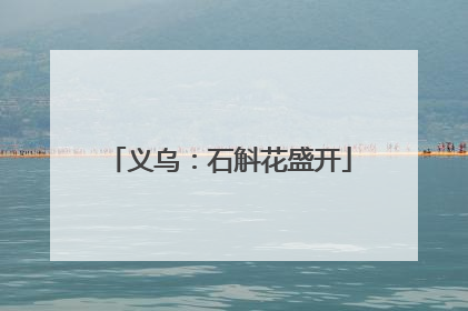 义乌：石斛花盛开