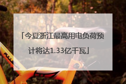 今夏浙江最高用电负荷预计将达1.33亿千瓦