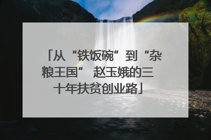 从“铁饭碗”到“杂粮王国” 赵玉娥的三十年扶贫创业路
