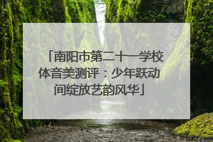 南阳市第二十一学校体音美测评：少年跃动间绽放艺韵风华
