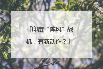 印度“阵风”战机，有新动作？