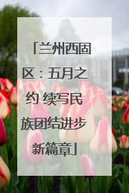 兰州西固区：五月之约 续写民族团结进步新篇章
