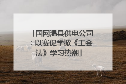 国网温县供电公司：以赛促学掀《工会法》学习热潮