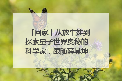 回家｜从放牛娃到探索量子世界奥秘的科学家，跟随薛其坤重访梦想起点