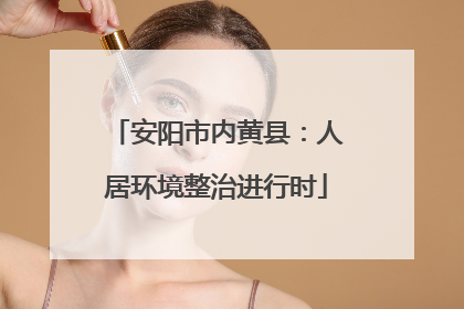 安阳市内黄县：人居环境整治进行时