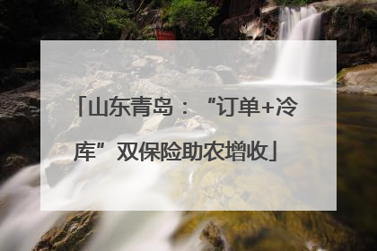 山东青岛：“订单+冷库”双保险助农增收