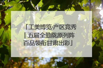 工美博览·产区竞秀｜五届全勤陇原列阵 百品领衔甘肃出彩