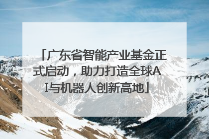 广东省智能产业基金正式启动，助力打造全球AI与机器人创新高地