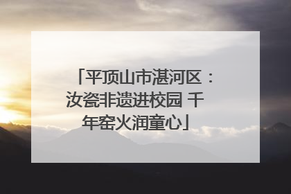 平顶山市湛河区：汝瓷非遗进校园 千年窑火润童心