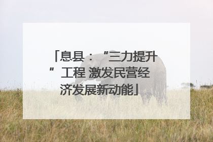 息县：“三力提升”工程 激发民营经济发展新动能
