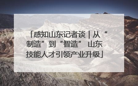 感知山东记者谈｜从“制造”到“智造” 山东技能人才引领产业升级