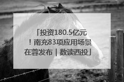 投资180.5亿元！南充83项应用场景在蓉发布｜数读西投