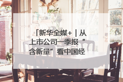 新华全媒+｜从上市公司一季报“含新量”看中国经济发展向“新”