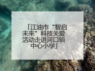 江油市“智启未来”科技关爱活动走进河口镇中心小学