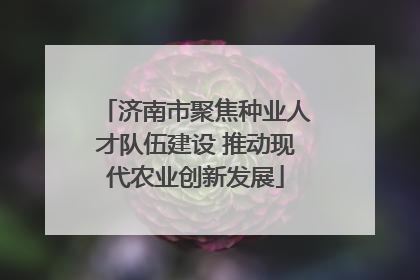 济南市聚焦种业人才队伍建设 推动现代农业创新发展