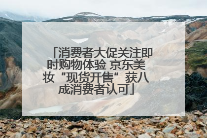 消费者大促关注即时购物体验 京东美妆“现货开售”获八成消费者认可