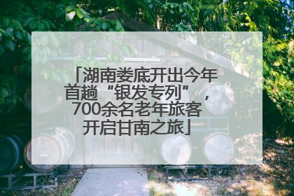 湖南娄底开出今年首趟“银发专列”，700余名老年旅客开启甘南之旅