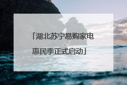 湖北苏宁易购家电惠民季正式启动