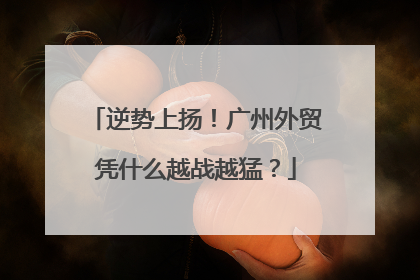 逆势上扬！广州外贸凭什么越战越猛？