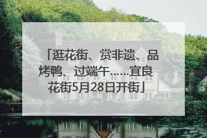 逛花街、赏非遗、品烤鸭、过端午……宜良花街5月28日开街