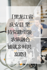 黑龙江省庆安县 坚持党建引领 农旅融合铺就乡村共富路