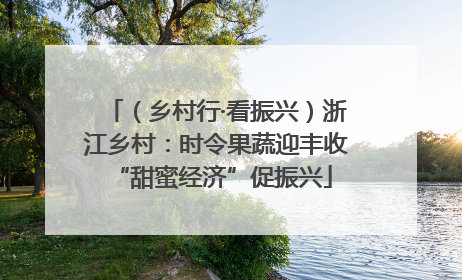 （乡村行·看振兴）浙江乡村：时令果蔬迎丰收 “甜蜜经济”促振兴