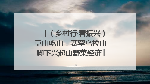 （乡村行·看振兴）靠山吃山，赛罕乌拉山脚下兴起山野菜经济