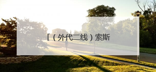 （外代二线）索斯托动物园的黑天鹅