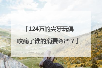 124万的尖牙玩偶 咬痛了谁的消费尊严？