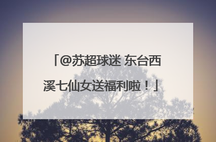 @苏超球迷 东台西溪七仙女送福利啦！