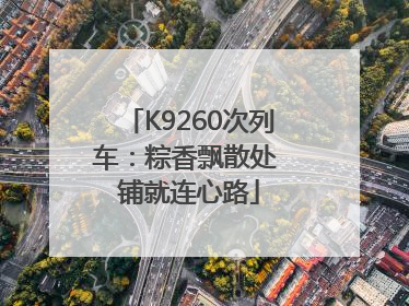 K9260次列车：粽香飘散处 铺就连心路